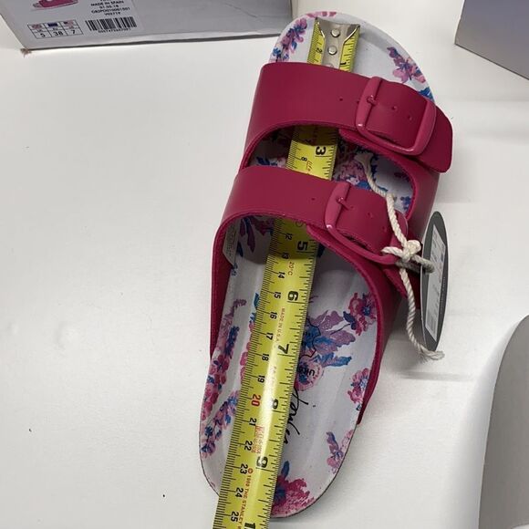 New Joules PENLEY PRINTED SLIDER SANDAL (run big - Picture 12 of 12